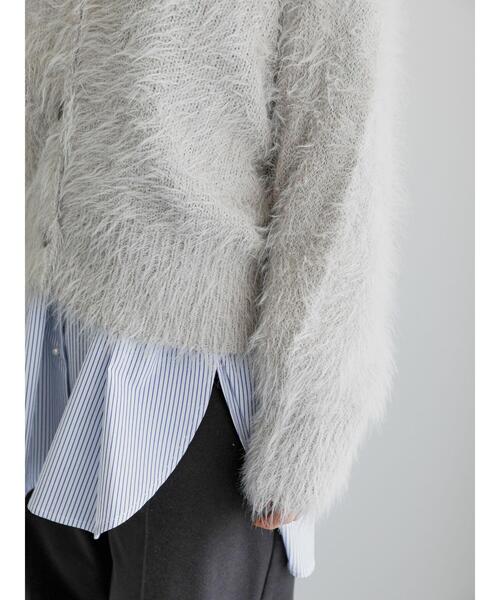 Te chichi（テチチ）の「シャギーカーディガン（カーディガン/ボレロ・レディース・ベージュ/モカ/シルバーグレー・F）」の20枚目の写真