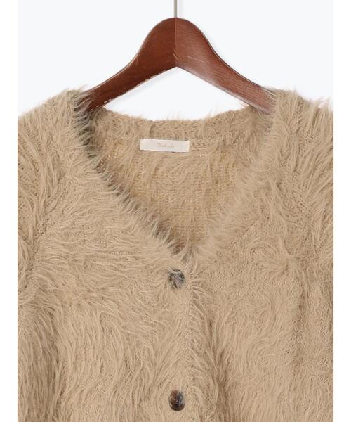 Te chichi（テチチ）の「シャギーカーディガン（カーディガン/ボレロ・レディース・ベージュ/モカ/シルバーグレー・F）」の14枚目の写真