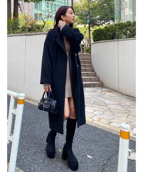 EMODA（エモダ）の「スタンプロゴアウトポケットバッグ（ハンドバッグ・レディース・ブルー/ブラック/シルバー・FREE）」の14枚目の写真