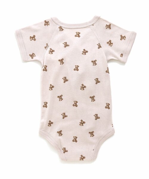 apres les cours（アプレレクール）の「ベビー半袖フライスグレコ肌着（肌着・キッズ・グレー/アイボリー/サーモンピンク/ベージュ/ミント・80/70）」の9枚目の写真