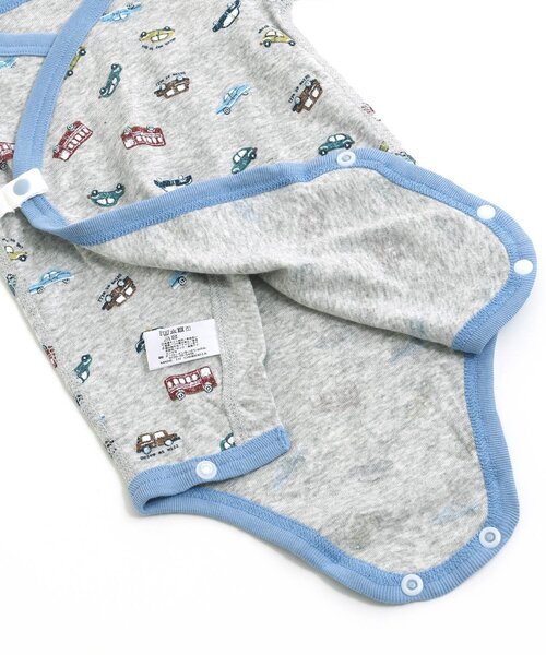 apres les cours（アプレレクール）の「ベビー半袖フライスグレコ肌着（肌着・キッズ・グレー/アイボリー/サーモンピンク/ベージュ/ミント・80/70）」の11枚目の写真