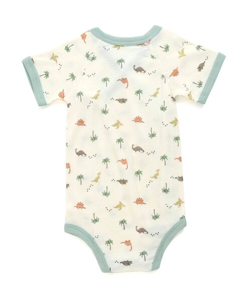 apres les cours（アプレレクール）の「ベビー半袖フライスグレコ肌着（肌着・キッズ・グレー/アイボリー/サーモンピンク/ベージュ/ミント・80/70）」の15枚目の写真