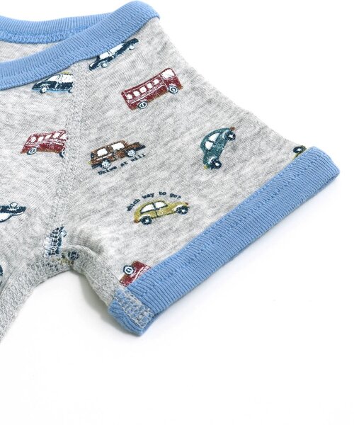 apres les cours（アプレレクール）の「ベビー半袖フライスグレコ肌着（肌着・キッズ・グレー/アイボリー/サーモンピンク/ベージュ/ミント・80/70）」の18枚目の写真