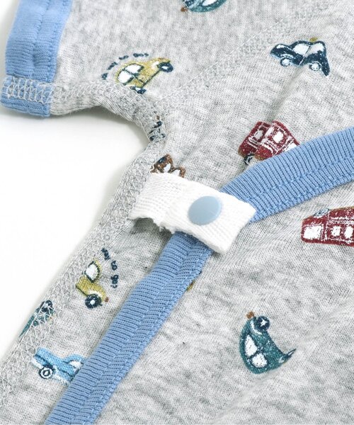 apres les cours（アプレレクール）の「ベビー半袖フライスグレコ肌着（肌着・キッズ・グレー/アイボリー/サーモンピンク/ベージュ/ミント・80/70）」の19枚目の写真