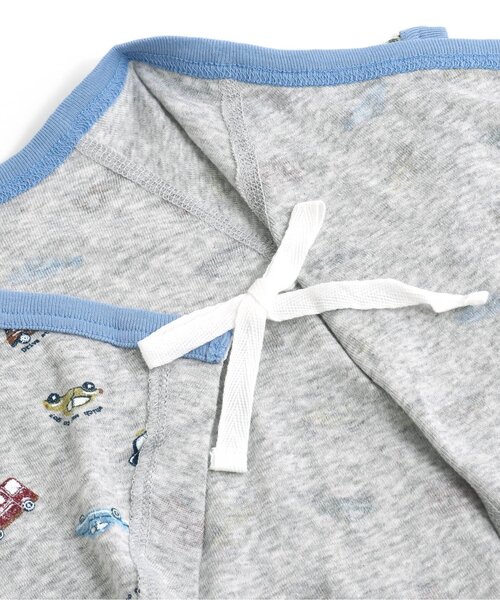 apres les cours（アプレレクール）の「ベビー半袖フライスグレコ肌着（肌着・キッズ・グレー/アイボリー/サーモンピンク/ベージュ/ミント・80/70）」の20枚目の写真