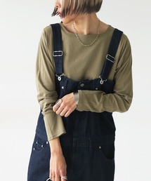 綿100 ボートネック ロンT