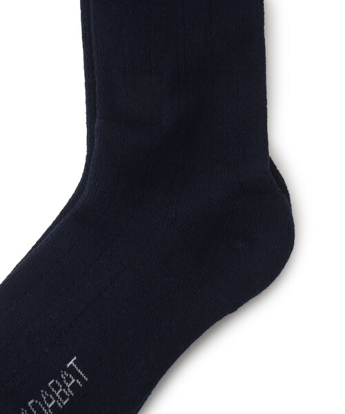 adabat（アダバット）の「◆ワンポイント ニーハイソックス（ソックス/靴下・レディース・ホワイト/ライトグレー/ネイビー・00）」の7枚目の写真