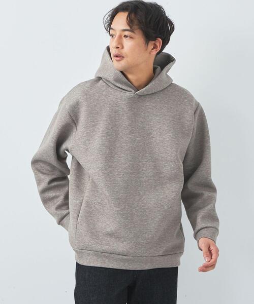 green label relaxing（グリーンレーベルリラクシング）の「リバーダンボール フーディ パーカー（Tシャツ/カットソー・メンズ・ライトグレー/グレー/ライトブルー・XL/S/M/L）」の3枚目の写真