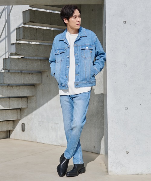 Arnold Palmer（アーノルドパーマー）の「テーパード デニムパンツ（デニムパンツ・メンズ・ライトブルー/ダークブルー/ブラック・LL/L/M）」の19枚目の写真