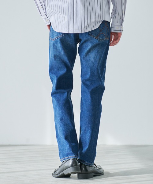 Arnold Palmer（アーノルドパーマー）の「テーパード デニムパンツ（デニムパンツ・メンズ・ライトブルー/ダークブルー/ブラック・LL/L/M）」の5枚目の写真