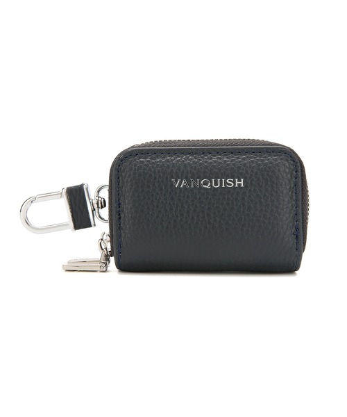 VANQUISH（ヴァンキッシュ）の「【VANQUISH/ヴァンキッシュ　本革スマートキーケース 車 ダブルファスナー ダブル ポケット キーチェーン ファスナー カラビナ ギフト（キーケース/キーアクセサリー・メンズ・ネイビー/ブラック/ダークグリーン・FREE）」の21枚目の写真