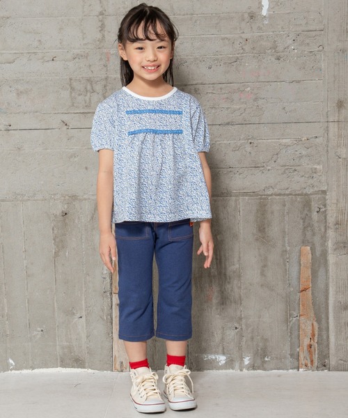 RAGMART（ラグマート）の「フラワープリントTシャツ（Tシャツ/カットソー・キッズ・イエロー/ピンク/ブルー・95cm/90cm/80ｃｍ）」の8枚目の写真