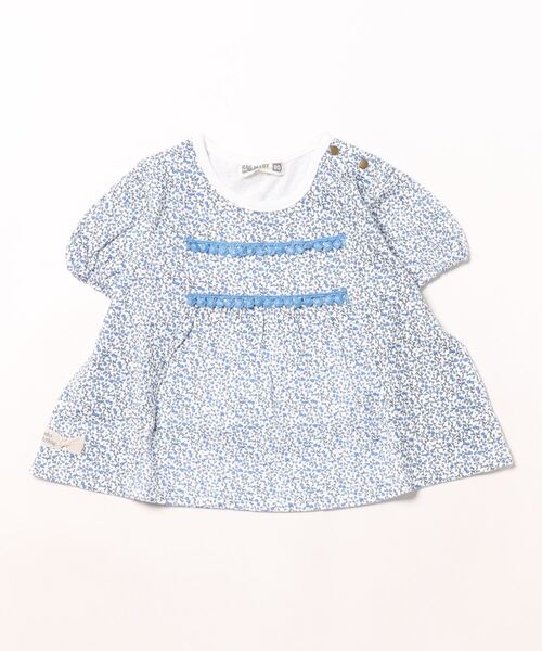 RAGMART（ラグマート）の「フラワープリントTシャツ（Tシャツ/カットソー・キッズ・イエロー/ピンク/ブルー・95cm/90cm/80ｃｍ）」の14枚目の写真