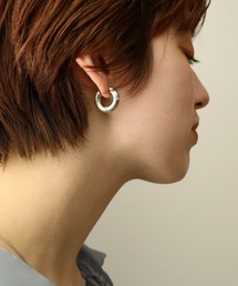 【ORLEAN】マットボリュームフープピアス 20mm