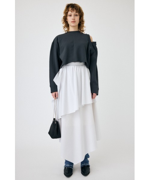 moussy - ❤️⑦ MOUSSY マウジー トップス カットソー❤️ セール】SHOULDER CUT CROPPED トップス（Tシャツ/カットソー