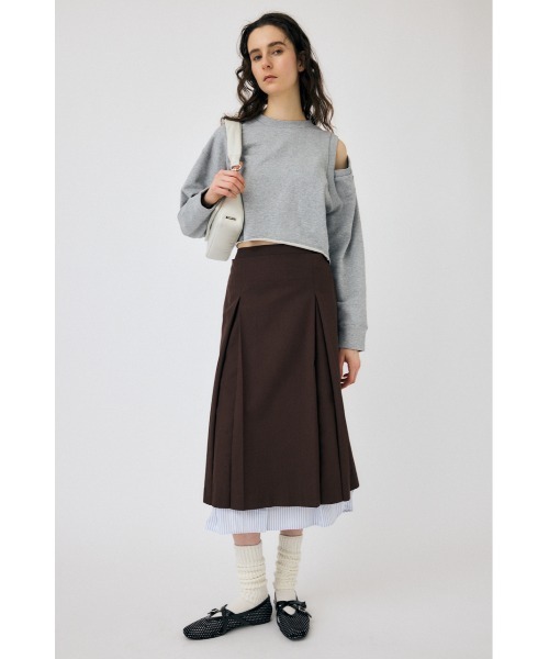セール】SHOULDER CUT CROPPED トップス（Tシャツ/カットソー
