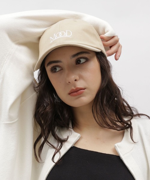 LAKOLE(ラコレ)の「MOODロゴキャップ / 104821(キャップ・レディース・オフホワイト/チャコール/ベージュ/ライトグリーン・FREE)」の1枚目の写真
