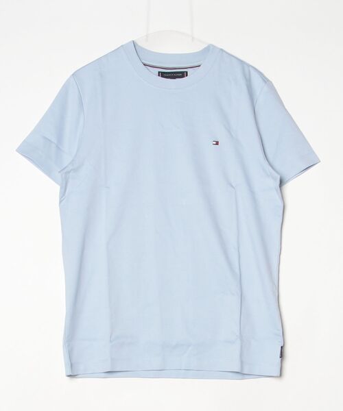 TOMMY HILFIGER(トミーヒルフィガー)の「ラグジュアリーインターロックTシャツ(Tシャツ/カットソー・メンズ・ベージュ/ブルー/ベージュ系その他/ブルー系その他・LARGE/MEDIUM/SMALL/X-LARGE)」の4枚目の写真
