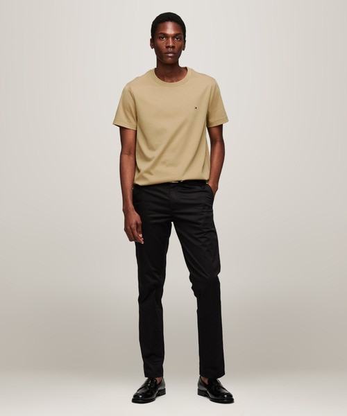 TOMMY HILFIGER(トミーヒルフィガー)の「ラグジュアリーインターロックTシャツ(Tシャツ/カットソー・メンズ・ベージュ/ブルー/ベージュ系その他/ブルー系その他・LARGE/MEDIUM/SMALL/X-LARGE)」の11枚目の写真