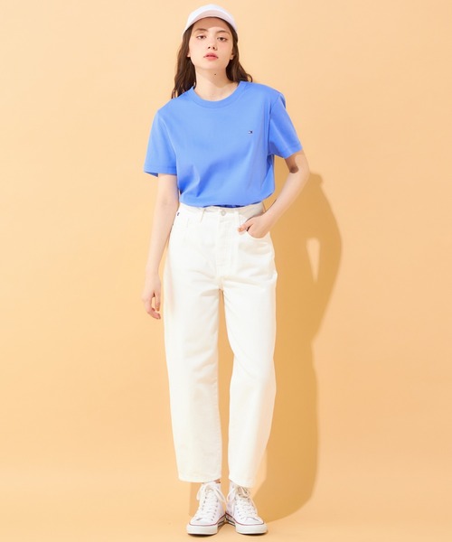 TOMMY HILFIGER(トミーヒルフィガー)の「ラグジュアリーインターロックTシャツ(Tシャツ/カットソー・メンズ・ベージュ/ブルー/ベージュ系その他/ブルー系その他・LARGE/MEDIUM/SMALL/X-LARGE)」の13枚目の写真