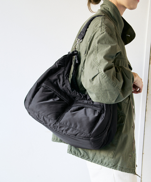 【未使用】BETTER THAN GOODナイロン ショルダー バッグ 黒 軽量 haru×BETTER THAN GOOD×FRAMeWORK】2WAY NYLON SHOULDER BAG