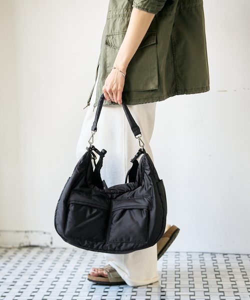 haru×BETTER THAN GOOD×FRAMeWORK ショルダーバッグ haru×BETTER THAN GOOD×FRAMeWORK】2WAY NYLON SHOULDER BAG