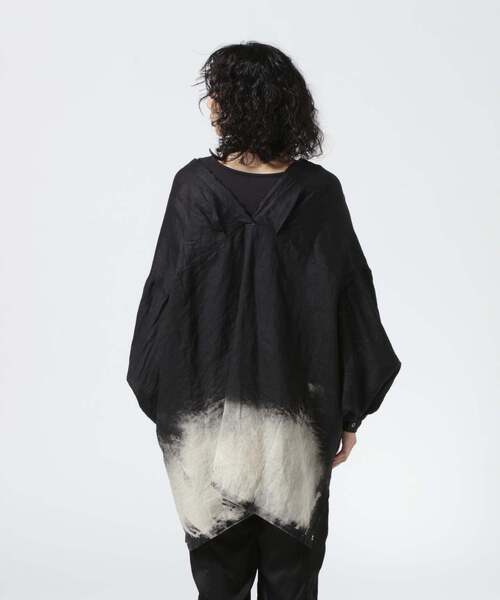 KMRii（ケムリ）の「KMRii/ケムリ/Discharged Linen Kimono Shirt（シャツ/ブラウス・レディース・ブラック・1）」の15枚目の写真