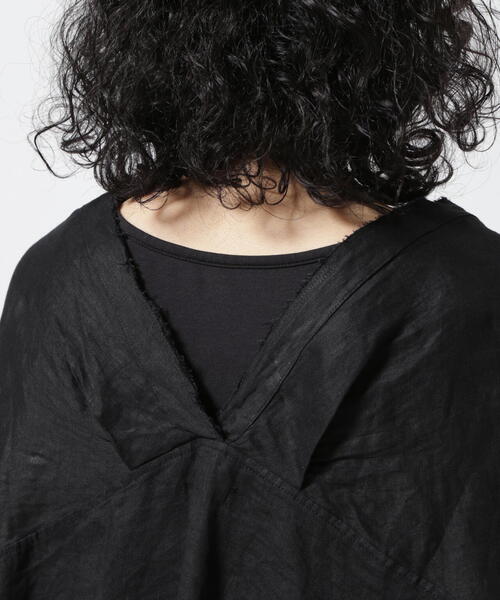 KMRii（ケムリ）の「KMRii/ケムリ/Discharged Linen Kimono Shirt（シャツ/ブラウス・レディース・ブラック・1）」の10枚目の写真