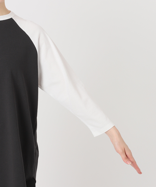 AP STUDIO（エーピーストゥディオ）の「ラグランTシャツ（Tシャツ/カットソー・レディース・ブラウン/グレー・FREE）」の10枚目の写真