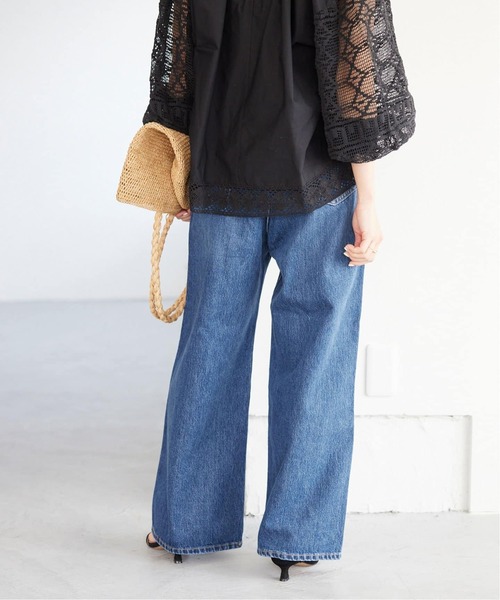 24SS SLOBE IENA LE DENIM バギーオーバーオール デニム SLOBE IENA（スローブイエナ）の「《追加》LE DENIMバギー