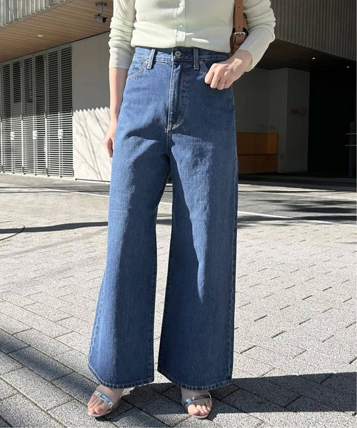【SLOBE IENA】バギーデニムパンツ　スローブイエナ 追加3》LE DENIM バギーパンツ（デニムパンツ）｜SLOBE IENA