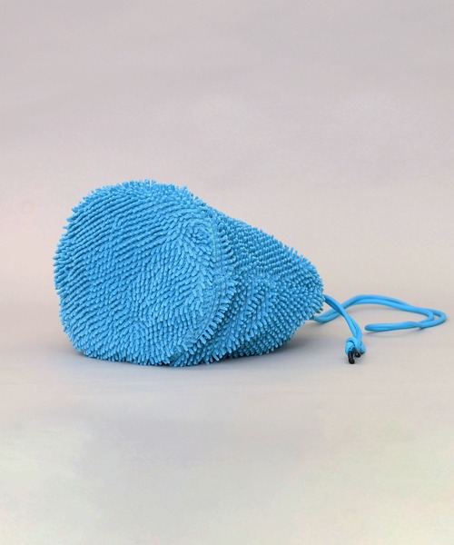 COOCO（クーコ）の「【ｍｏｐｐｕ】　ふわふわ素材の巾着ショルダーバッグ（ショルダーバッグ・レディース・イエロー/ピンク/オフホワイト/ブルー/グレー・9）」の14枚目の写真