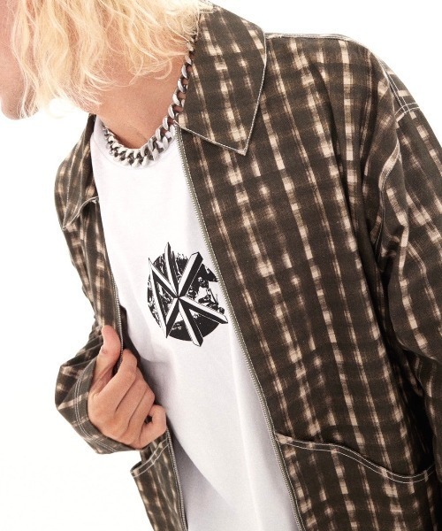 Basic Pleasure Mode(ベーシックプレジャーモード)の「ストリートファッション Y2Kファッション Basic Pleasure Mode ベーシックプレジャーモード DEAD KENNEDYS LICENSE L/S TEE 長袖トップス 長袖Tシャツ プリントTシャツ ロンT オーバーサイズ(Tシャツ/カットソー・メンズ・ホワイト・L/M)」の10枚目の写真
