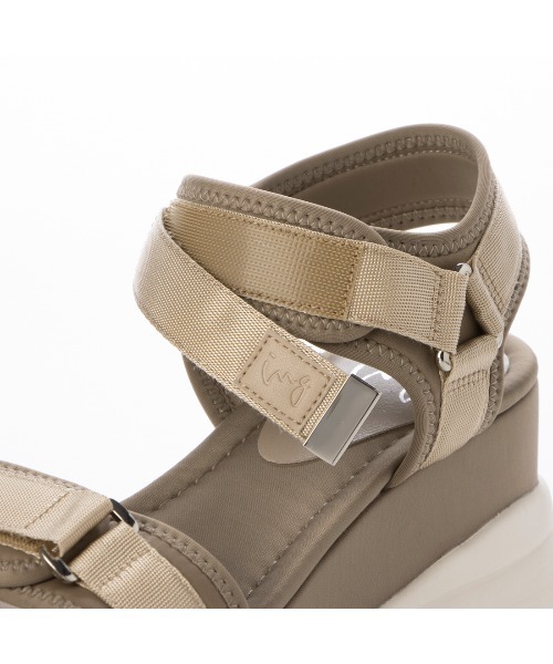 ing（イング）の「厚底スポーツサンダル（サンダル・レディース・ブラック/ストーン/ピンク/ベージュ・S/M/L）」の9枚目の写真