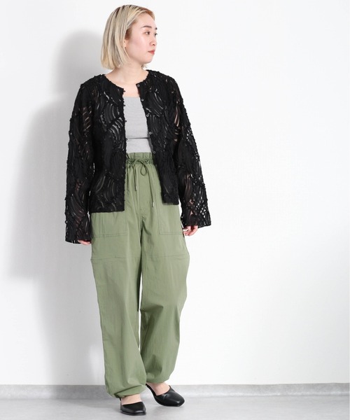 cepo(セポ)の「バテンレースシャツ(シャツ/ブラウス・レディース・オフホワイト/ブラック・M)」の13枚目の写真