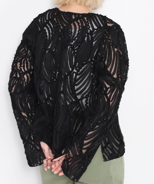 cepo(セポ)の「バテンレースシャツ(シャツ/ブラウス・レディース・オフホワイト/ブラック・M)」の17枚目の写真