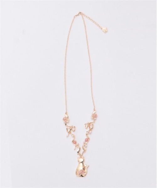 axes femme(アクシーズファム)の「猫モチーフ×リボンネックレス(ネックレス・レディース・シルバー/ゴールド・FREE)」の11枚目の写真