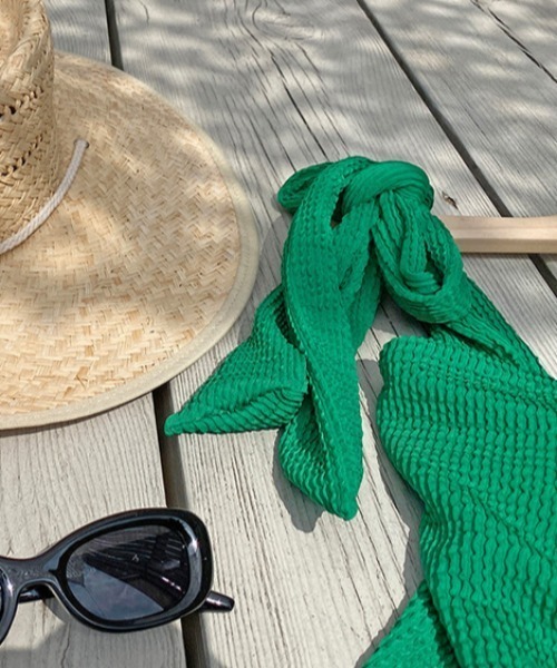 FREE STYLISTS（フリー スタイリスト）の「YUGA_YGMC リボンストラップ ワンピーススイムウェア（水着・レディース・ローズ/ベビーピンク/グリーン/ラベンダー・XL/L/M）」の10枚目の写真