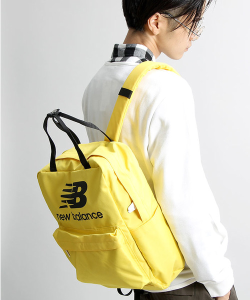 NEW BALANCE（ニューバランス）の「WEGO/ new balanceコーデュラバックパック（バックパック/リュック・メンズ・ネイビー/ブルー/パープル/イエロー/ブラック・FREE）」の5枚目の写真