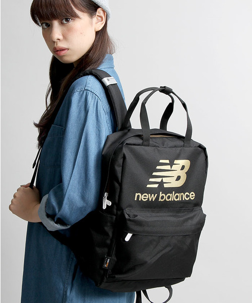 NEW BALANCE（ニューバランス）の「WEGO/ new balanceコーデュラバックパック（バックパック/リュック・メンズ・ネイビー/ブルー/パープル/イエロー/ブラック・FREE）」の2枚目の写真