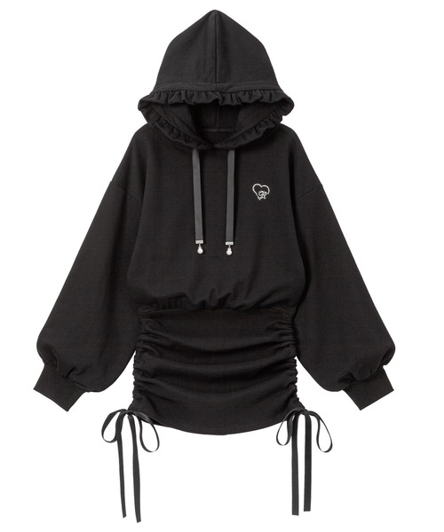 セール】サイドドロストパーカーワンピ（ワンピース