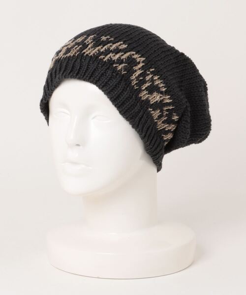 チャイハネ（チャイハネ）の「【チャイハネ】パハネヘンプコットンニットキャップ（ニットキャップ/ビーニー・レディース・ベージュ/ブラック/キャメル/カーキ・FREE）」の5枚目の写真