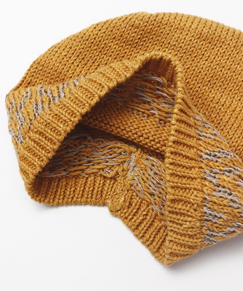 チャイハネ（チャイハネ）の「【チャイハネ】パハネヘンプコットンニットキャップ（ニットキャップ/ビーニー・レディース・ベージュ/ブラック/キャメル/カーキ・FREE）」の13枚目の写真