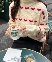 RiLi | ハートニットトップス【RL】(ニット/セーター)