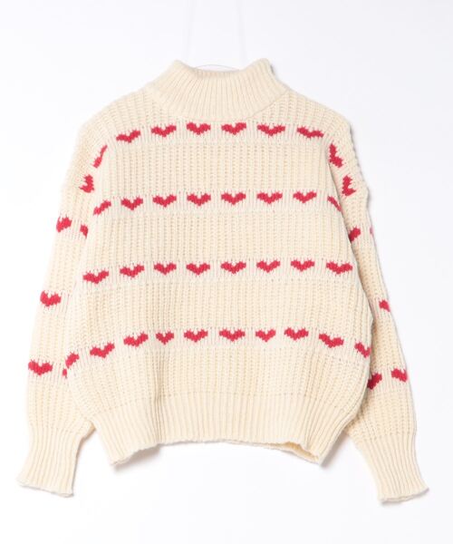RiLi（リリ）の「ハートニットトップス【RL】（ニット/セーター・レディース・アイボリー・FREE）」の8枚目の写真