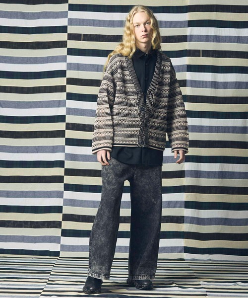 MAISON SPECIAL(メゾンスペシャル)の「《UNISEX》High Count Wool Prime-Over Short Sleeve Shirt/ハイカウントウールプライムオーバーショートスリーブシャツ【MAISON SPECIAL/メゾンスペシャル】(シャツ/ブラウス・メンズ・ブルー/ブラック/グリーン/カーキ/パープル/チャコールグレー/オフホワイト・0/X/2/1)」の13枚目の写真