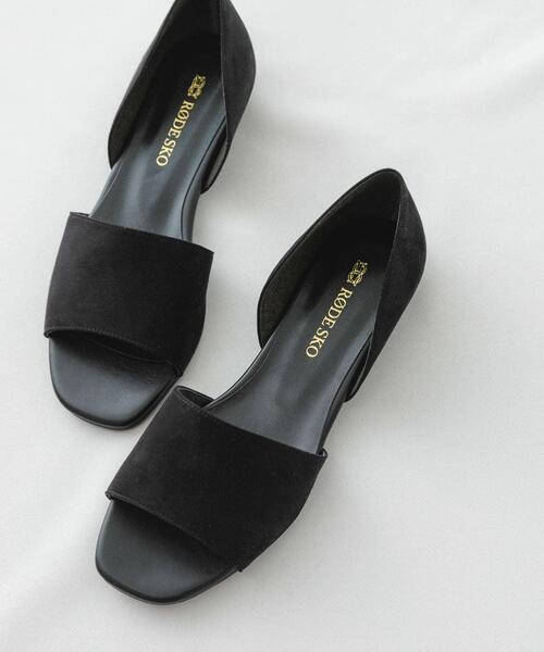 RODE SKO（ロデスコ）の「『MADE IN JAPAN』セパレートフラットサンダル（サンダル・レディース・ベージュ/ブラウン/ブラック・36/37/38）」の17枚目の写真