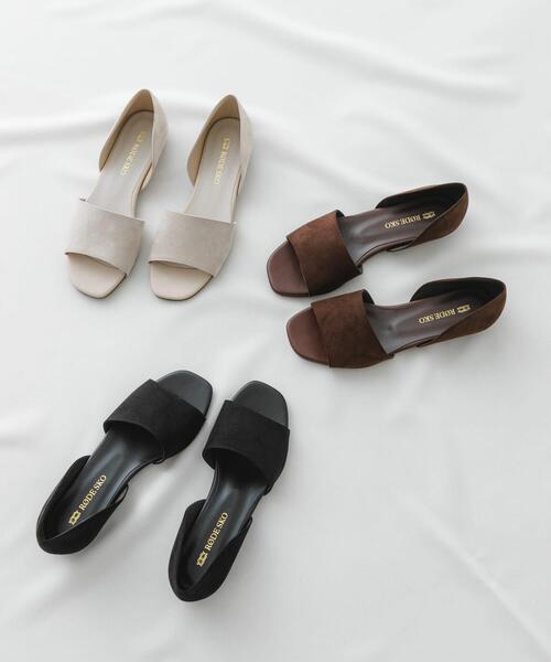 RODE SKO（ロデスコ）の「『MADE IN JAPAN』セパレートフラットサンダル（サンダル・レディース・ベージュ/ブラウン/ブラック・36/37/38）」の21枚目の写真