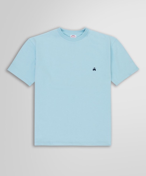 ロゴフロックコットンジャージーTシャツ USAコットンジャージー ヘビーウェイト GFロゴ Tシャツ | Brooks