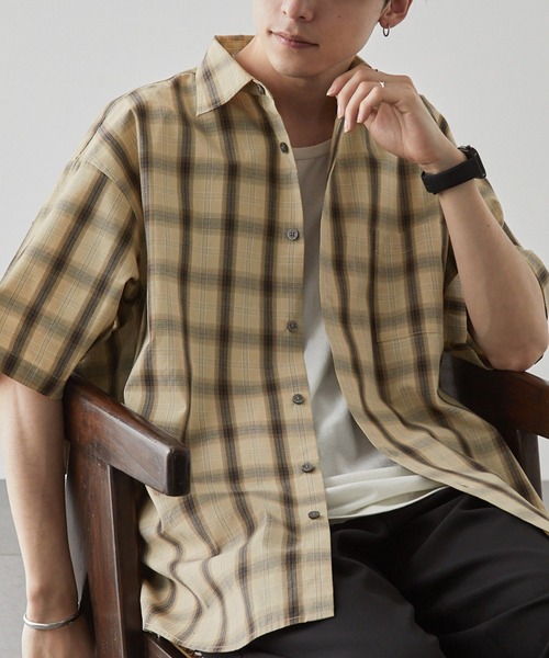 MONO-MART（モノマート）の「オーバーサイズチェックアソート半袖
